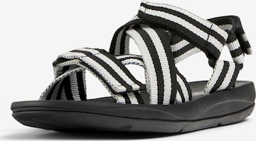 CAMPER Strap Sandals ' Match ' in Black: front