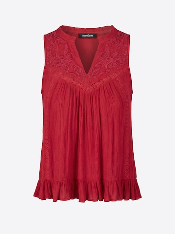 KOROSHI Blouse in Red
