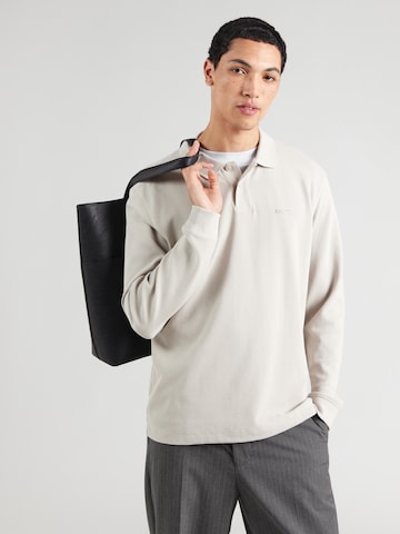 BOSS - Camiseta 'Petempestolong' en gris: frente