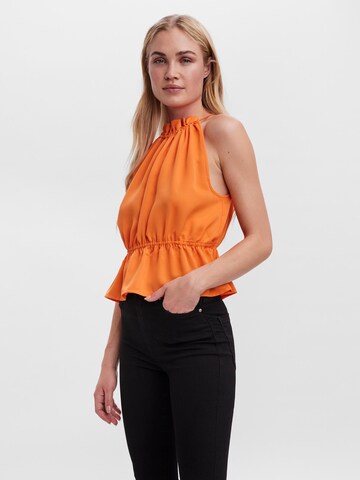 VERO MODA Top 'Nida' – oranžová: přední strana