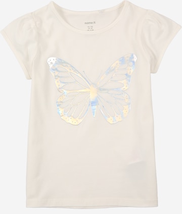 NAME IT Футболка 'NMFFipasa' в Белый: спереди