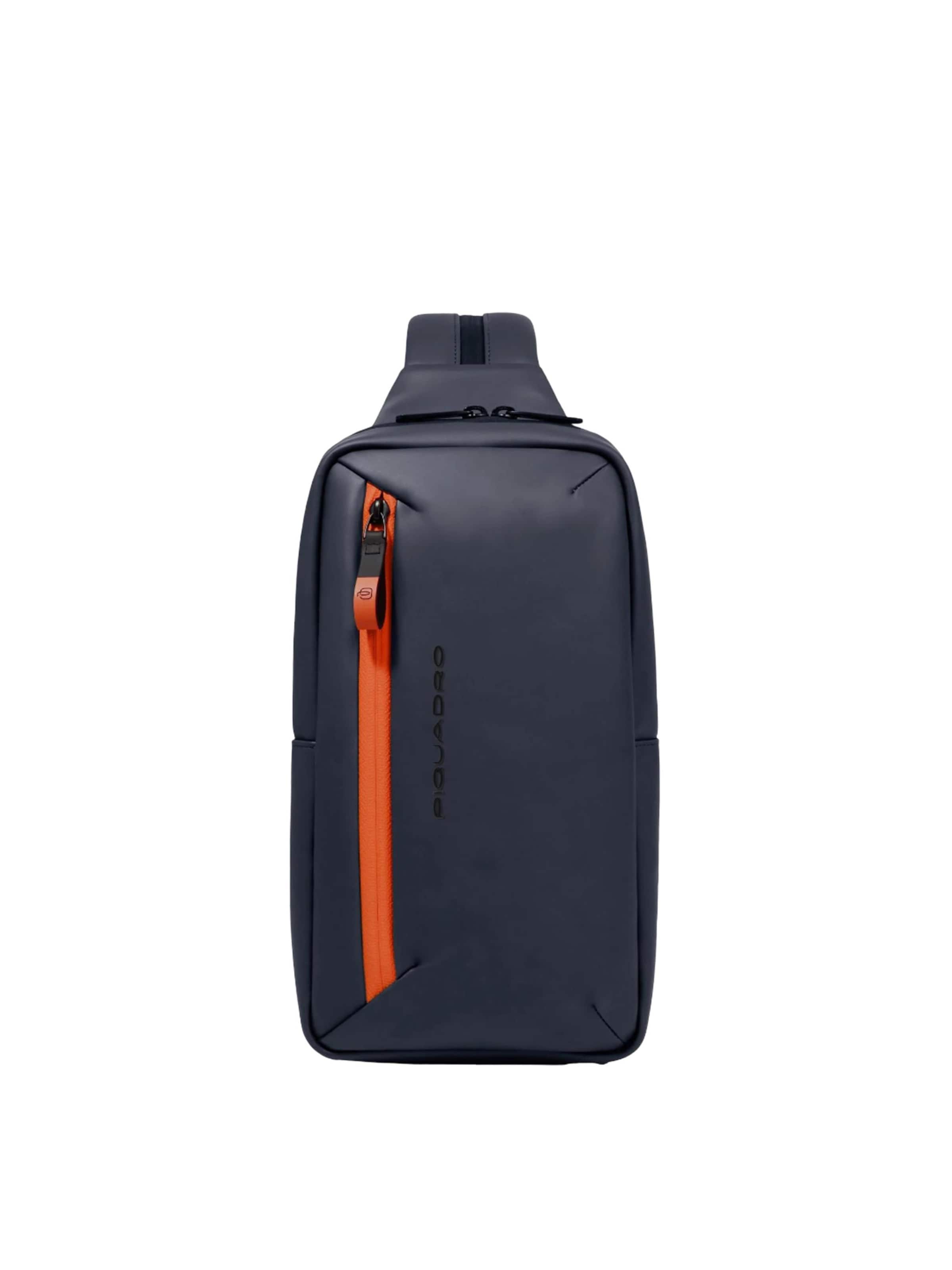 Sac à dos Piquadro en bleu : devant