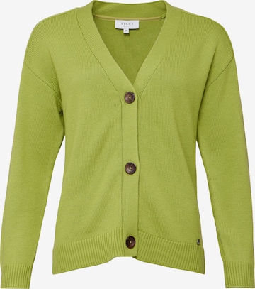 VICCI Germany Knit Cardigan in Green: front