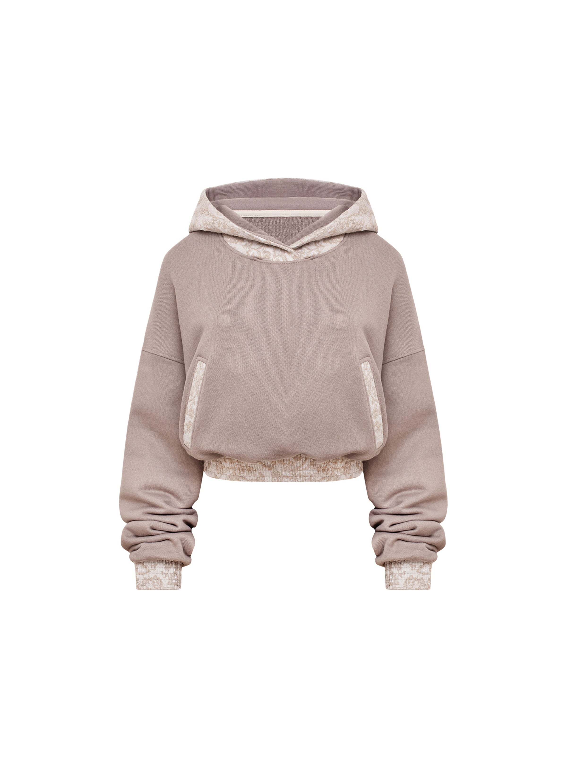 Sweat-shirt 'LANTRE' mandragora en beige : devant