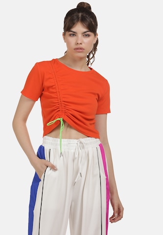 myMo ATHLSR - Camiseta funcional en naranja: frente