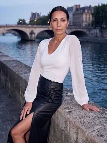Guido Maria Kretschmer Women Bodi majica 'Cassandra' | bela barva