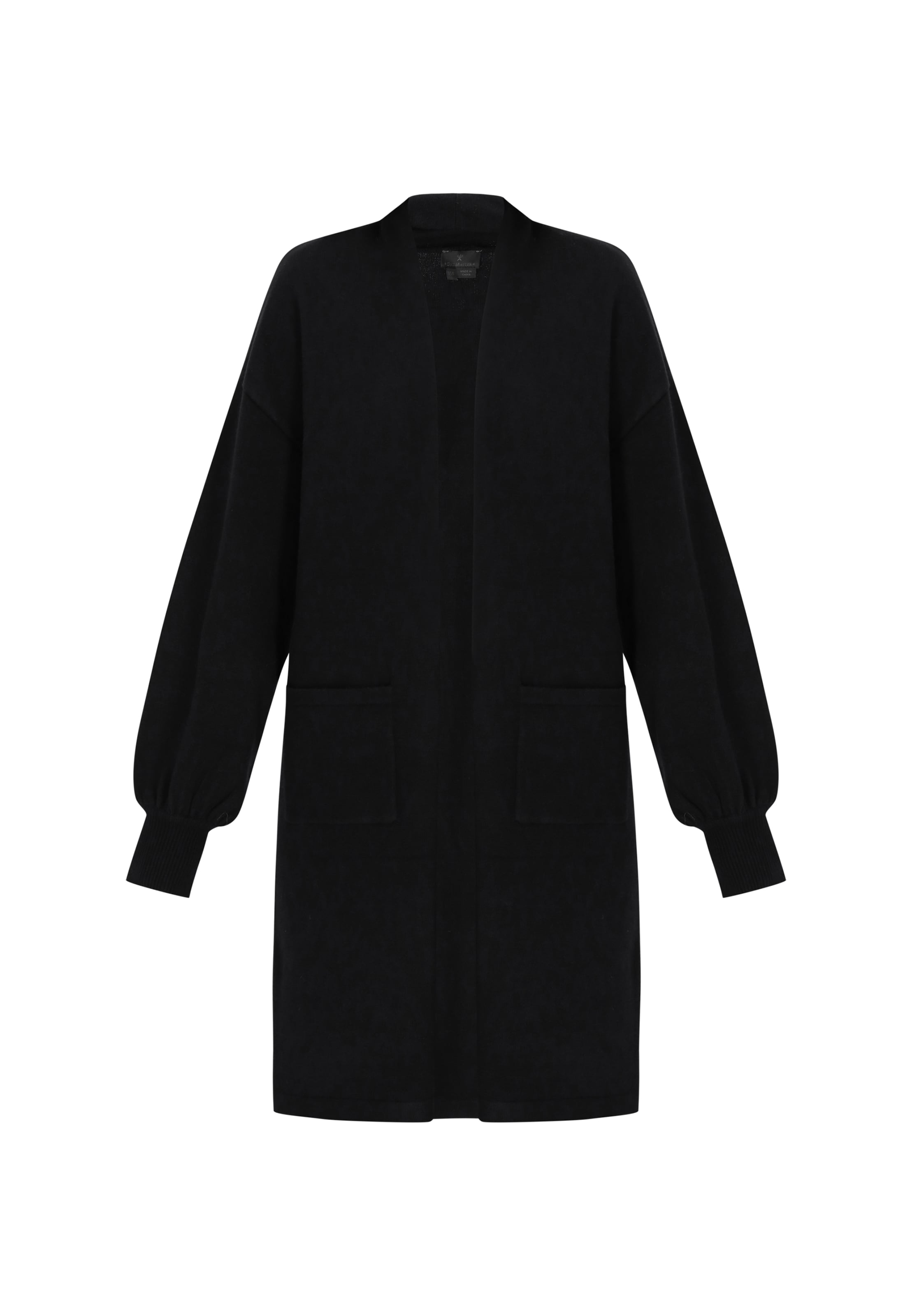 DreiMaster Klassik Knit cardigan in Black: front