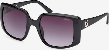 Lunettes de soleil GUESS en noir : devant