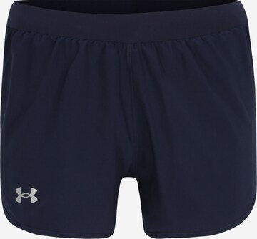 UNDER ARMOUR Workout Pants 'Fly By 2.0' in Blue: front