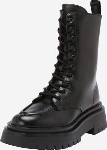 Bottines à lacets 'QUEEN BET' Pepe Jeans en noir : devant