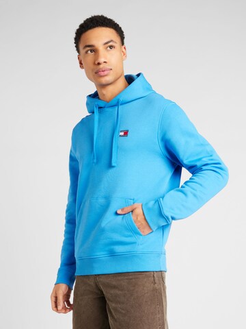 Sweat-shirt Tommy Jeans en bleu : devant