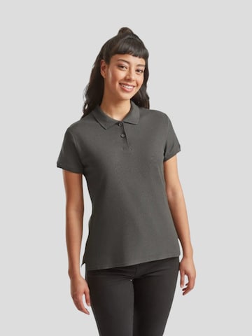 FRUIT OF THE LOOM Shirt 'Womens premium short sleeve polo' in Grey: front