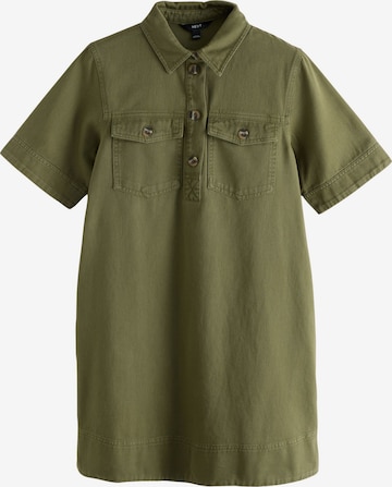 Next Shirt Dress in Green: front