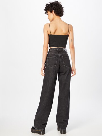 Calvin Klein Jeans Wide Leg Jeans in Schwarz