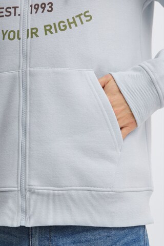 BLEND - Sudadera con cremallera en gris