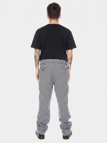 Carhartt WIP Baggy Broek 'Norvell Pant Black / White' in Grijs