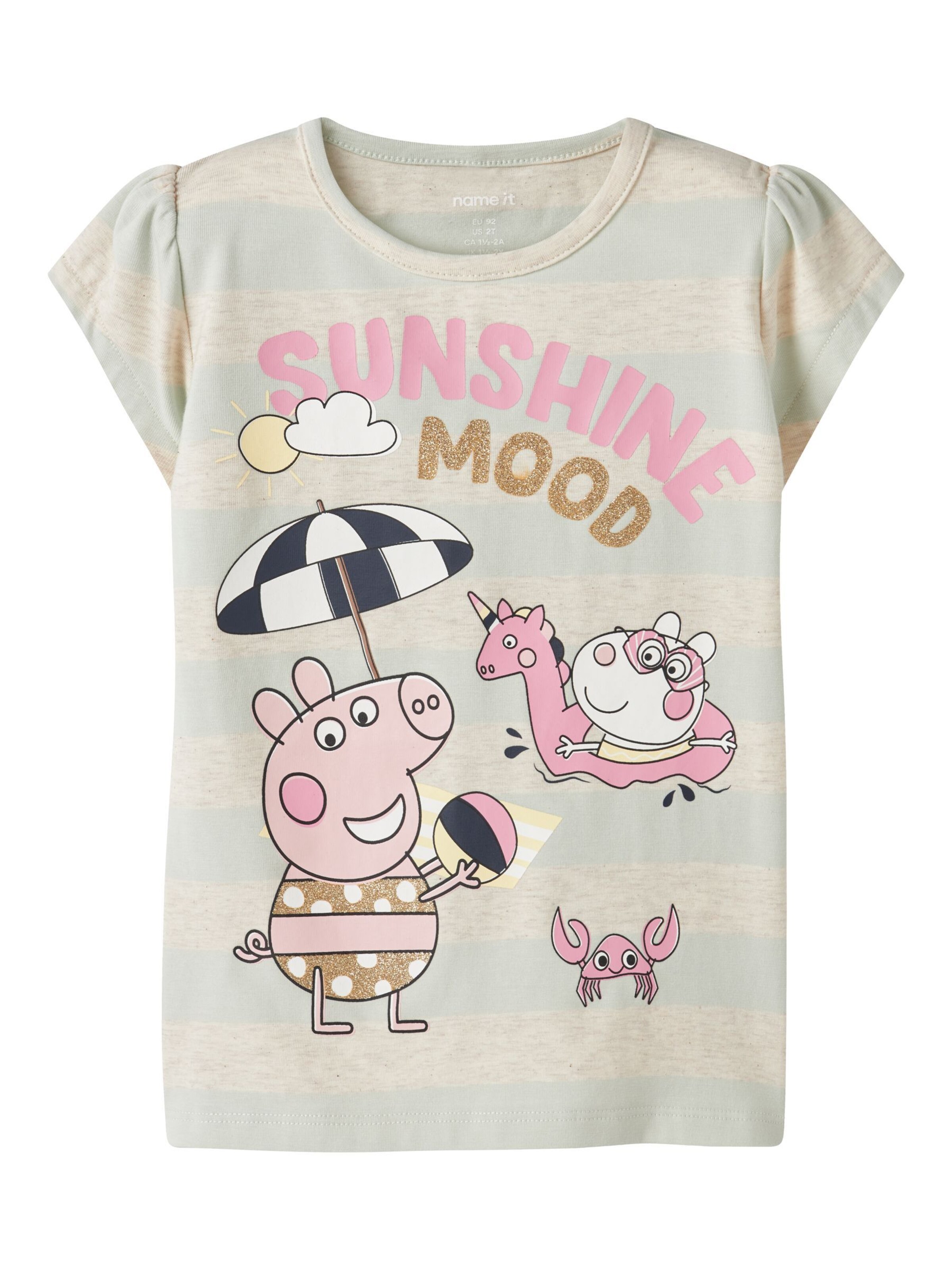 NAME IT Shirt 'NMFarra Peppa' in Blue: front