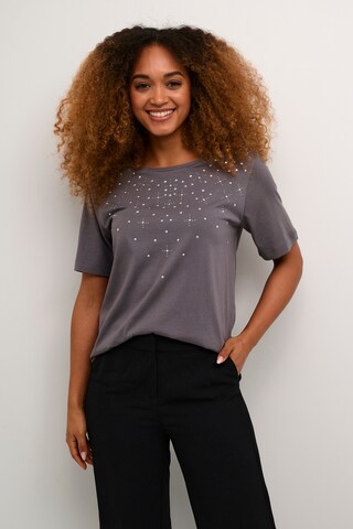 T-shirt 'CR Myka' Cream en gris : devant