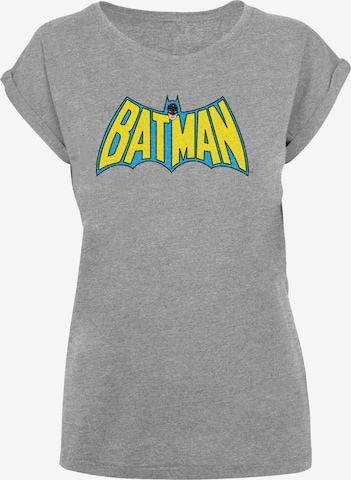 T-shirt 'DC Comics Batman Crackle' F4NT4STIC en gris : devant