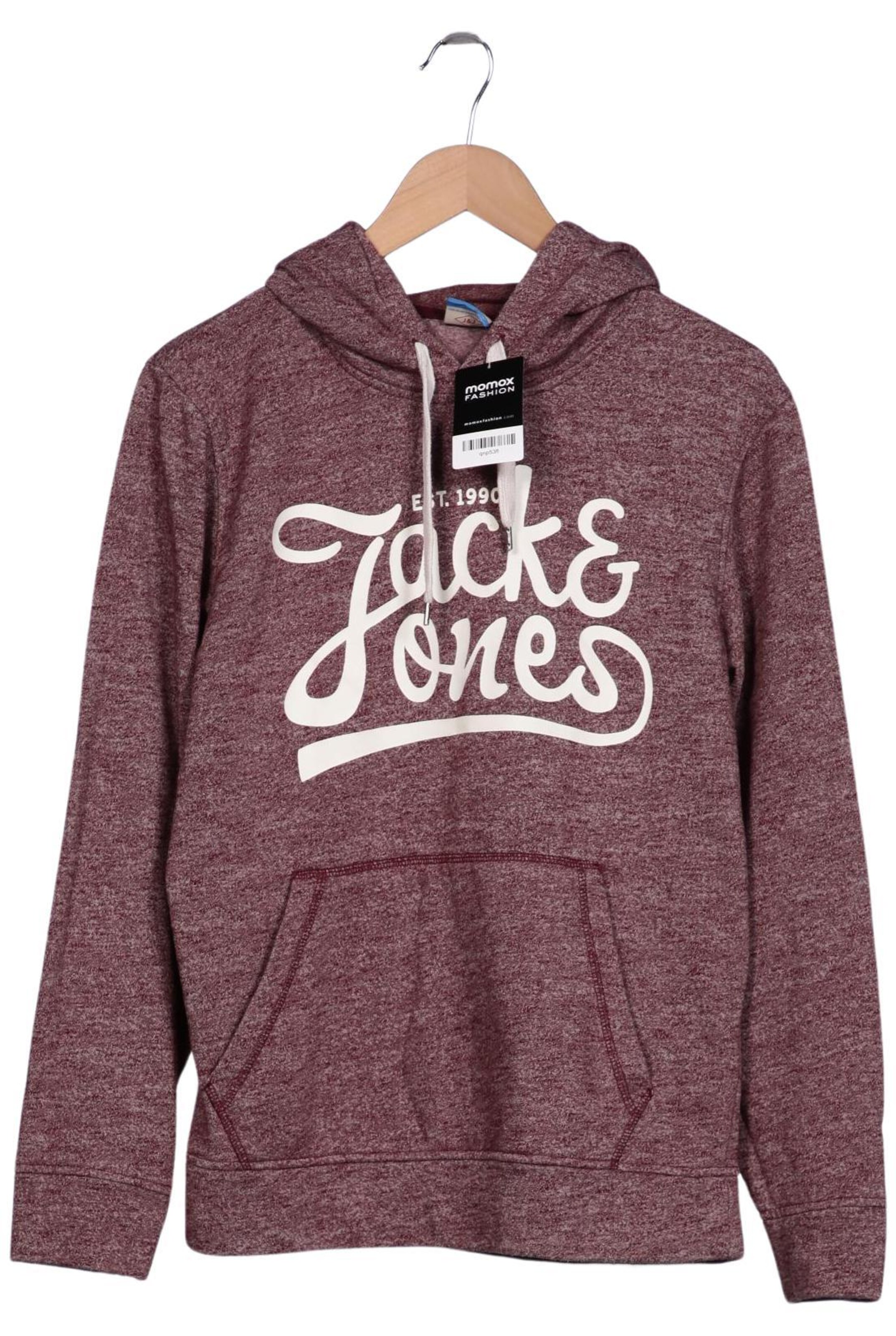 JACK & JONES Sweatshirt & Zip-Up Hoodie in L in Red: front