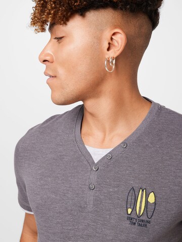 TOM TAILOR T-Shirt in Grau
