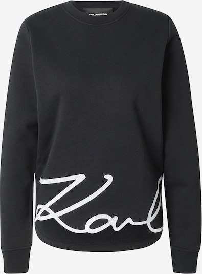 Karl Lagerfeld Sweatshirt i svart / vit, Produktvy