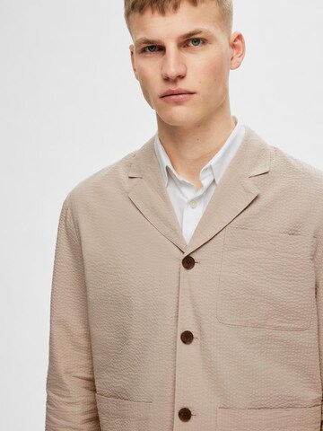 Coupe regular Veste de costume 'Smith' SELECTED HOMME en beige