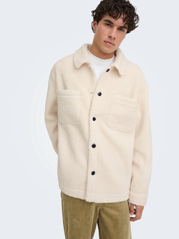 Veste mi-saison 'ONSSIGURD' Only & Sons en beige