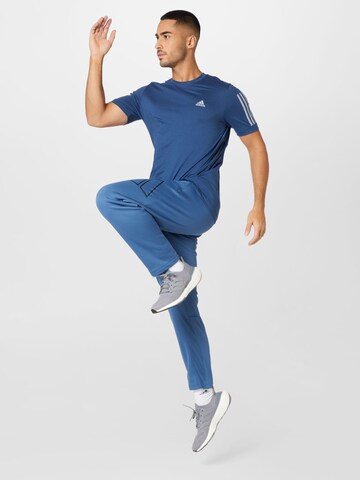 regular Pantaloni sportivi 'Train Icons 3-Bar ' di ADIDAS PERFORMANCE in blu