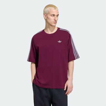 Maglietta 'Adicolor' di ADIDAS ORIGINALS in rosso: frontale