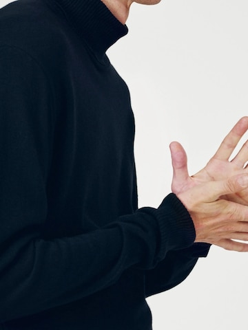 SANVT Pullover 'The Merino Roll Neck'‌‌‌‌‌‌ in Blau