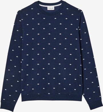 Sweat-shirt LACOSTE en bleu : devant