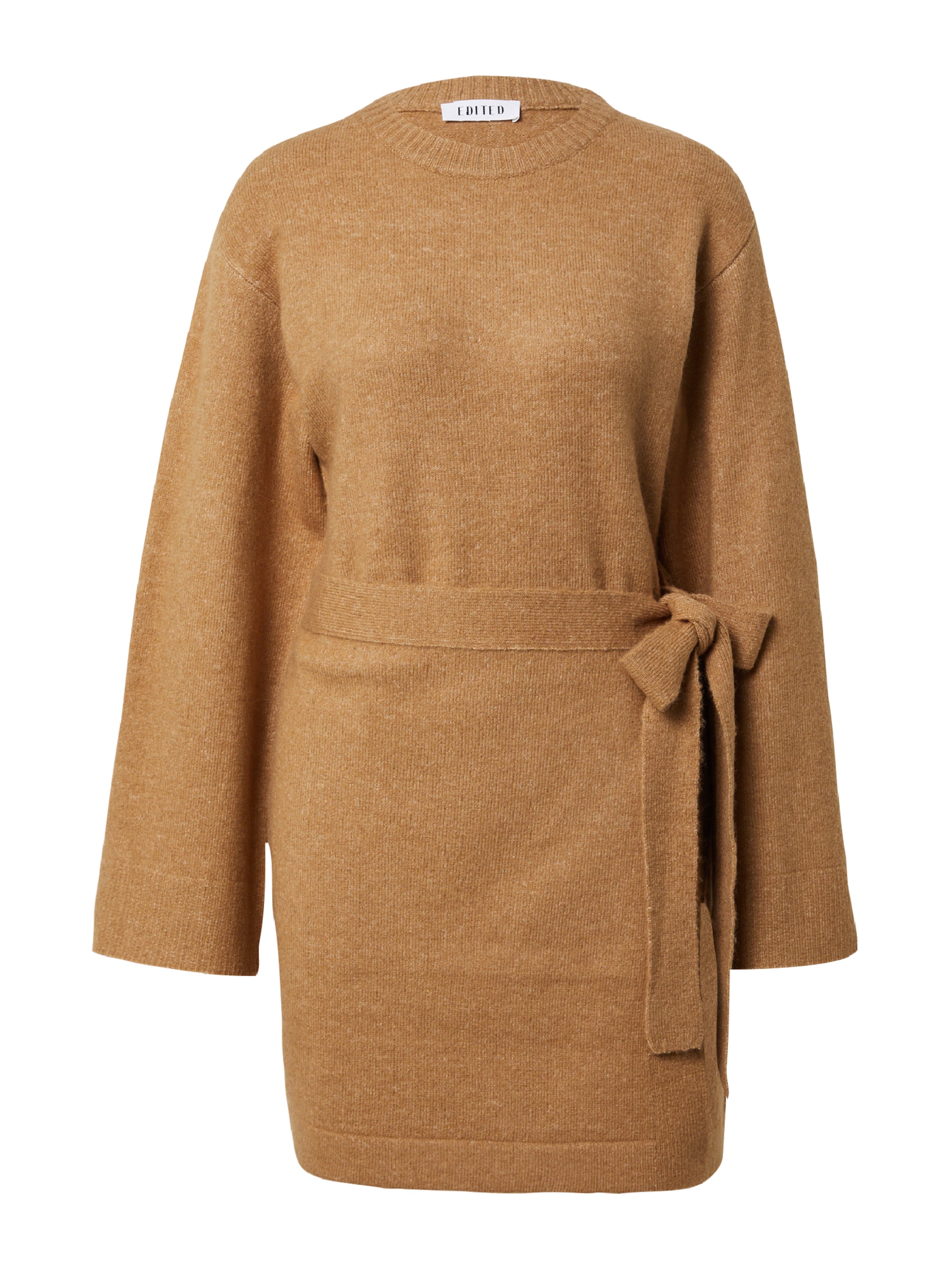 EDITEDPletena haljina 'Coraline' - smeđa boja: prednji dio