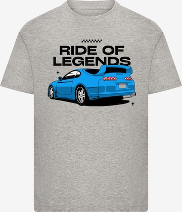 F4NT4STIC Shirt in Grey: front