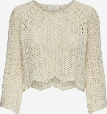 Pull-over 'NOLA' ONLY en beige : devant