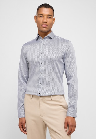 ETERNA Slim fit Business Shirt in Grey: front