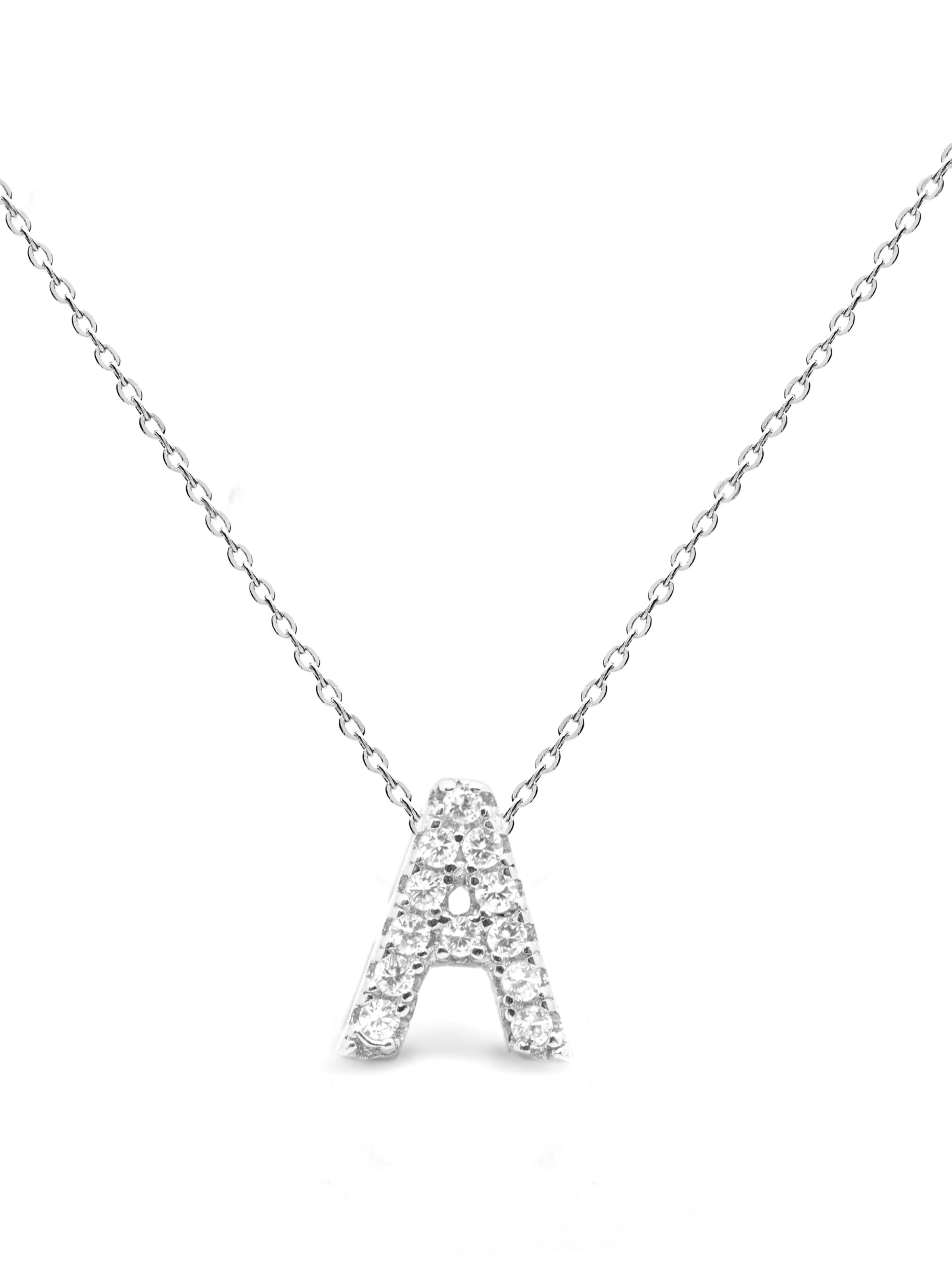 Luxenter - Cadena 'Alphabet' en blanco: frente