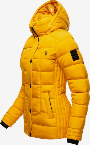 MARIKOO Zimná bunda 'Qesraa' - Žltá