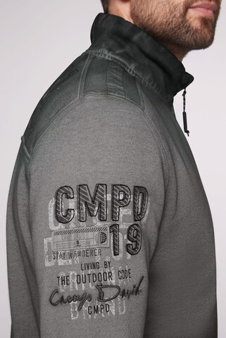 CAMP DAVID Ζακέτα φούτερ σε γκρι