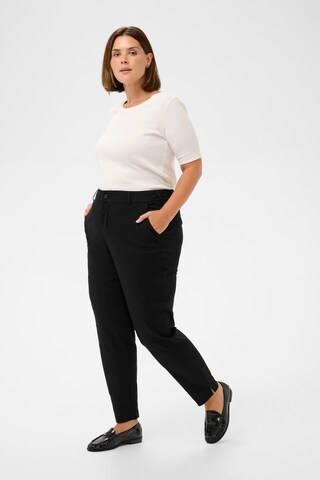 Regular Pantalon chino 'KCHala' KAFFE CURVE en noir