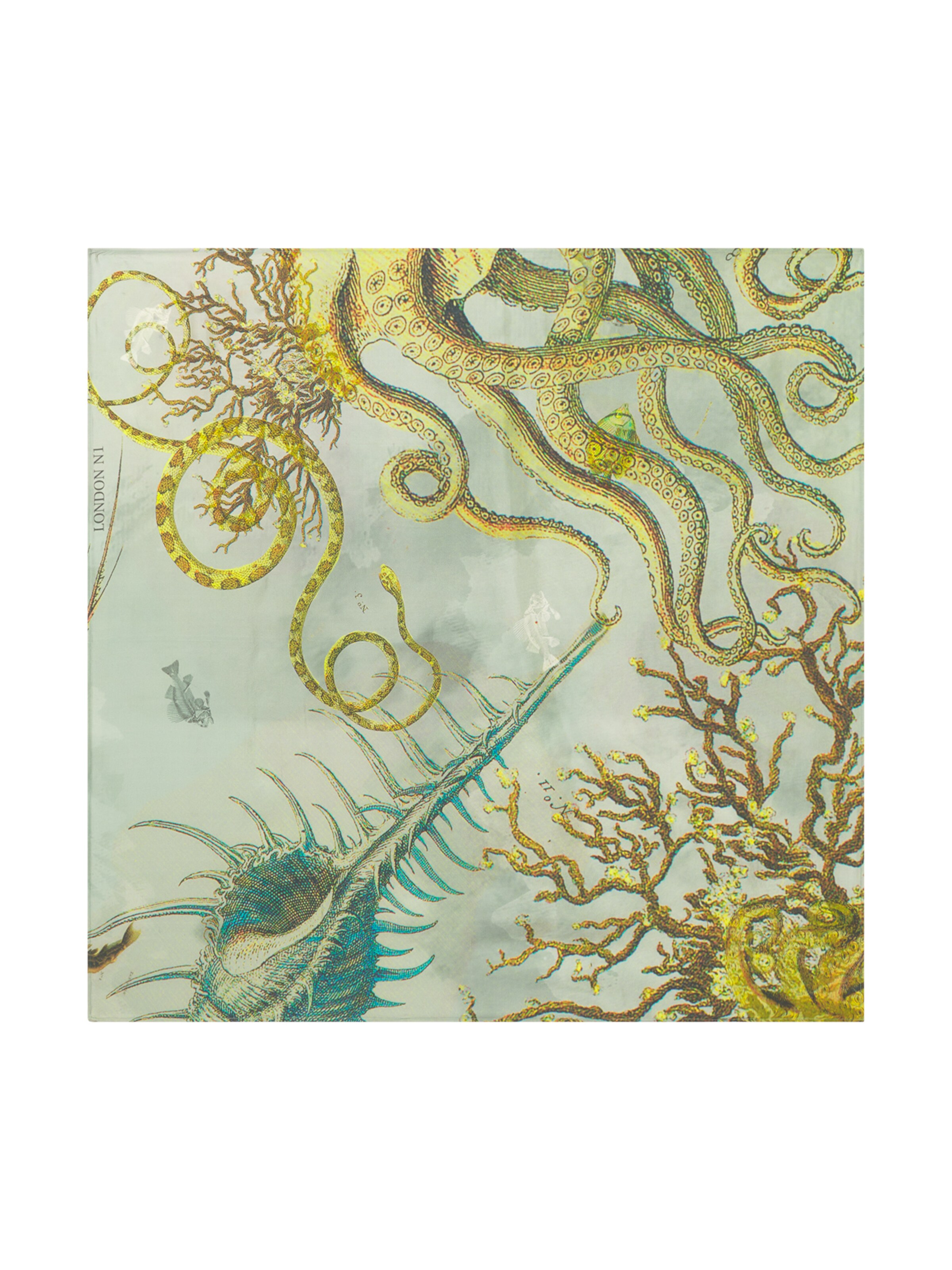 Bolongaro Trevor Schal 'Pacifico' in Grau: Vorderseite