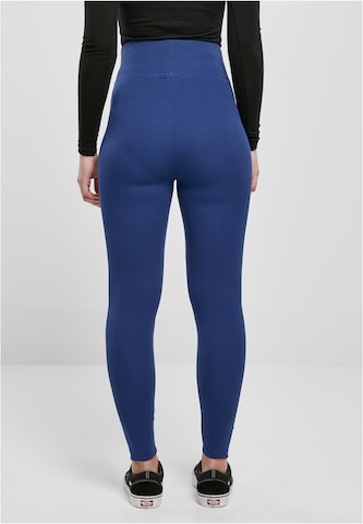 Urban Classics Skinny Leggings in Blau