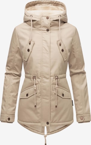 MARIKOO Talviparka 'Manolya' värissä beige: etupuoli