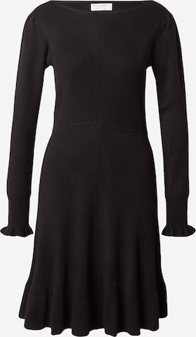 Lindex Stickad klänning 'Daniela' i svart: framsida