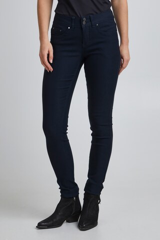 Skinny Pantaloni chino di Fransa in blu: frontale