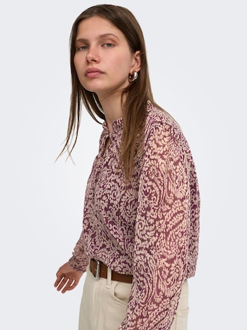 ONLY - Blusa en marrón