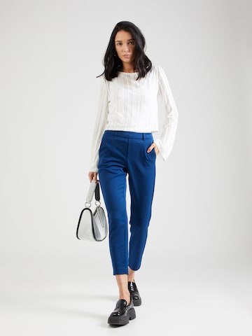 Coupe slim Pantalon à pince 'OBJLisa' OBJECT en bleu