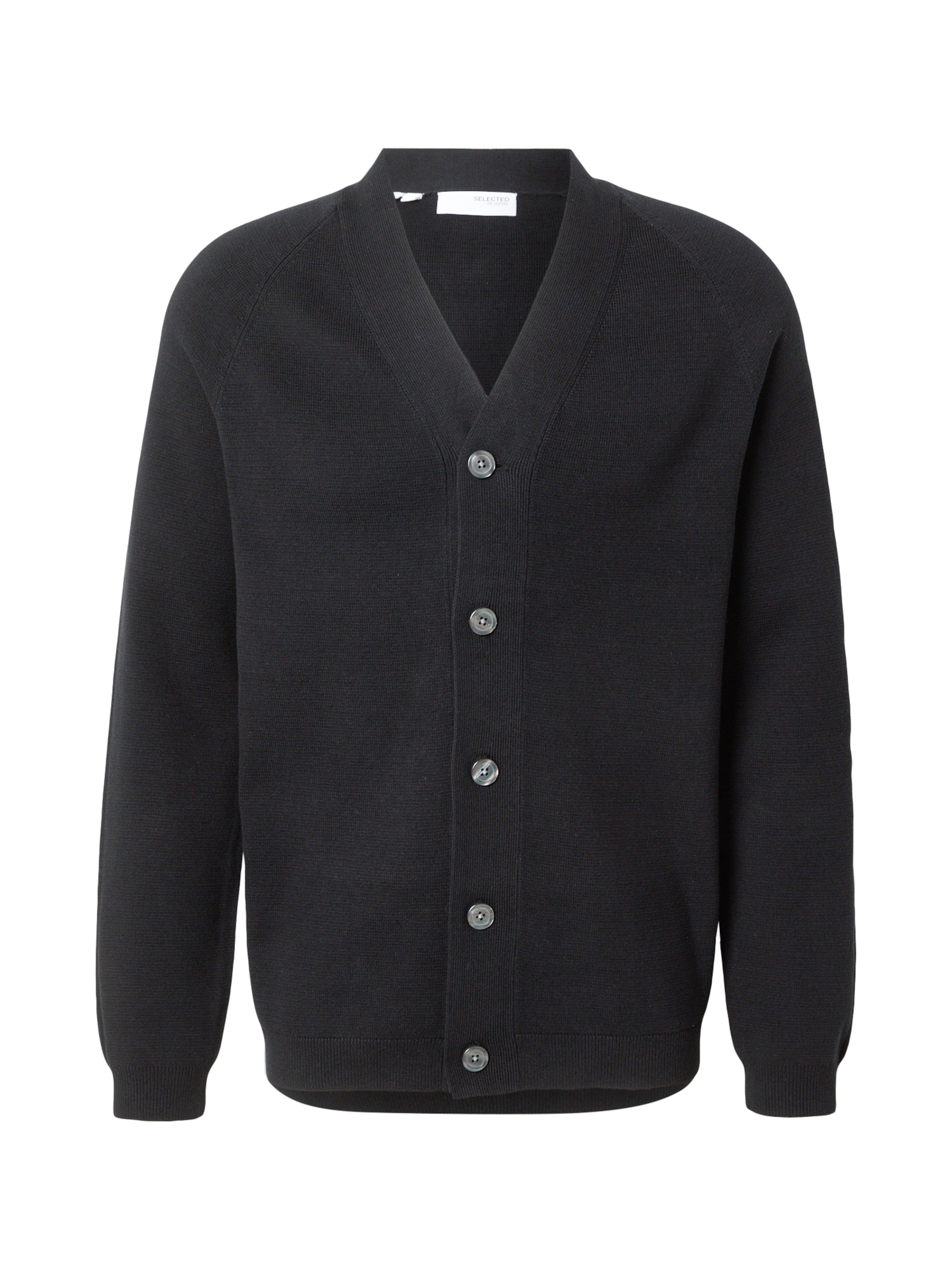 SELECTED Cardigan 'SLHELMING' i sort: forside