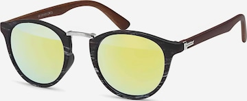 styleBREAKER Sunglasses in Yellow: front