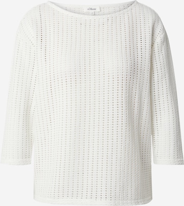s.Oliver Trui in Beige: voorkant